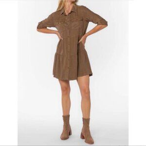 NEW VELVET HEART Bree Dress in Tree Bark